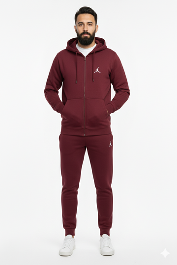 Relax-Fit Maroon Winter Tracksuit | Premium Fleece Outfit Pakistan